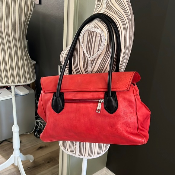 Frederic, red leather purse - Picture 10 of 13